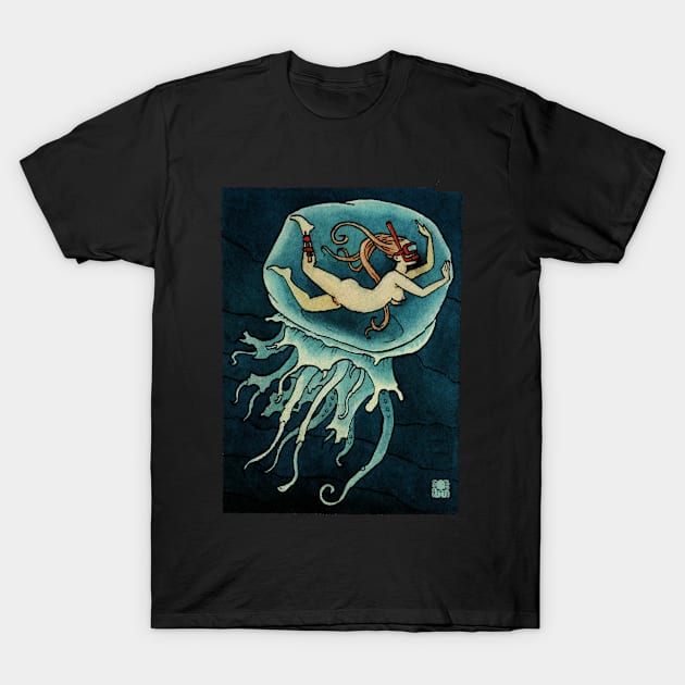 Little Diver T-Shirt by Krakenart